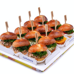 Sándwiches de pretzel para el desayuno