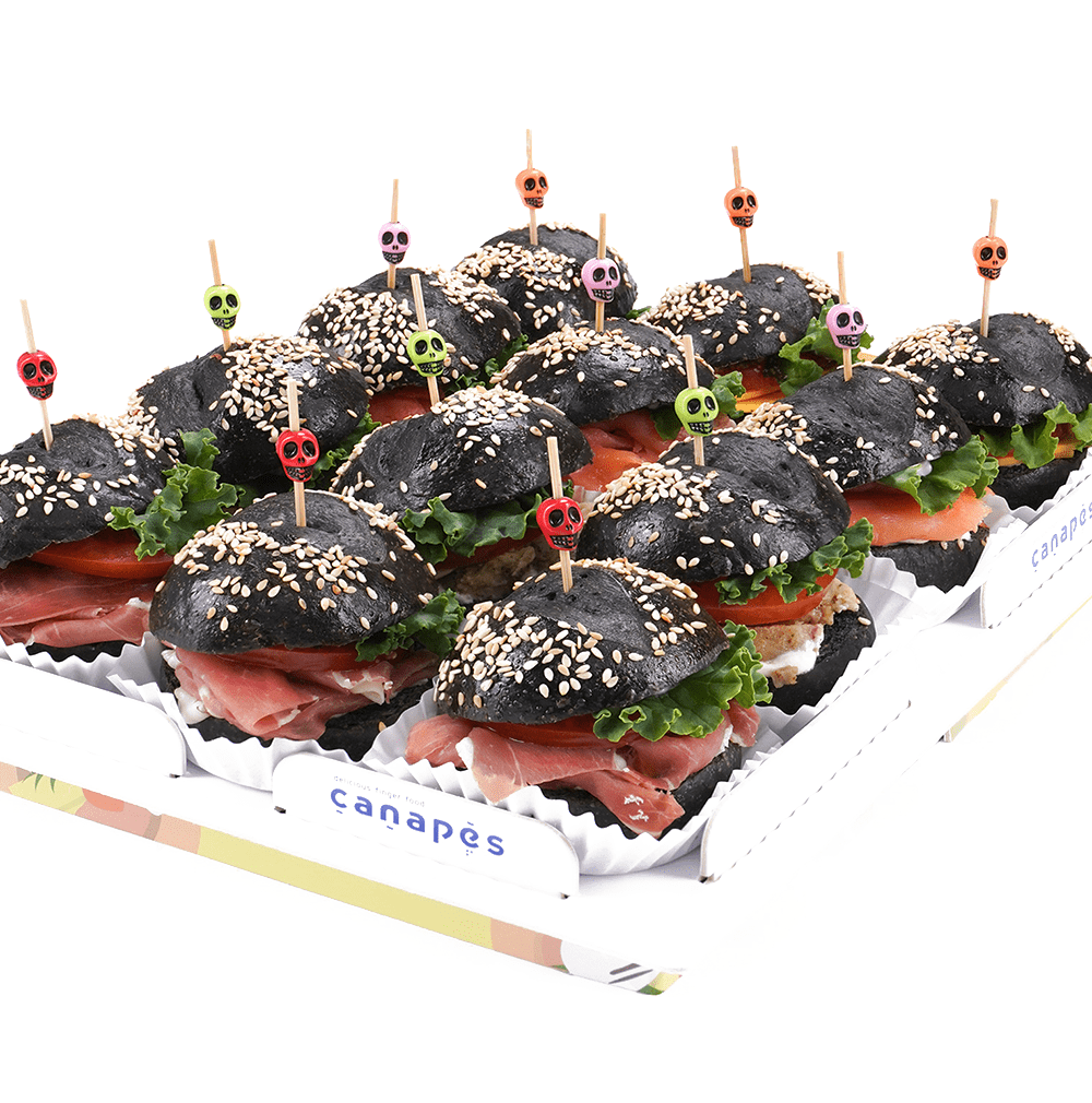 Sándwiches de Pretzel de Halloween
