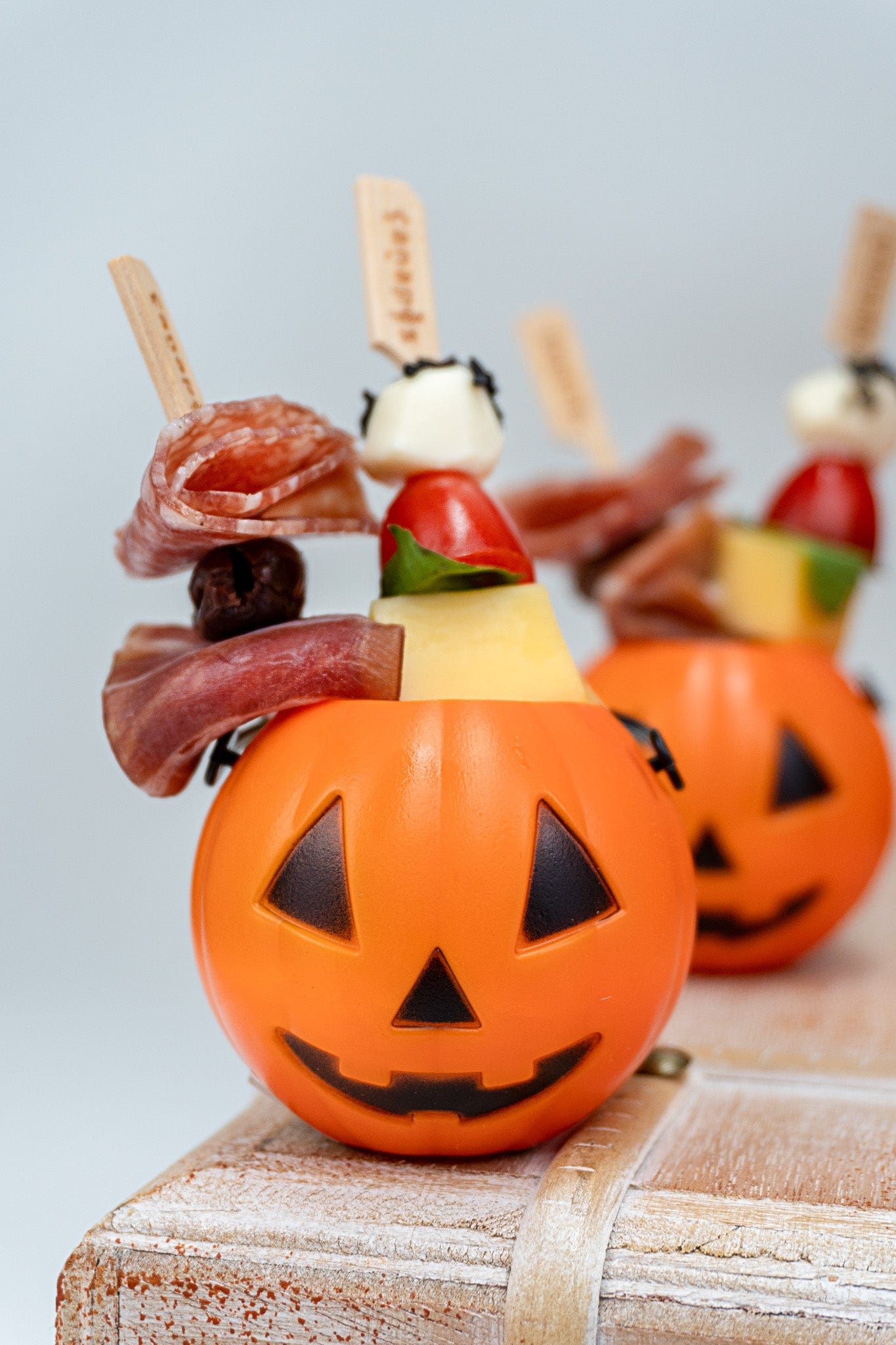 Brochetas de Embutidos de Halloween