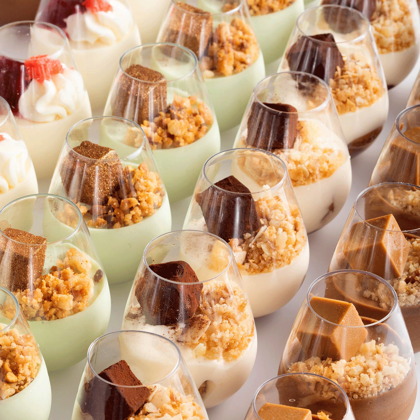 12 Pcs Individual Glass Desserts