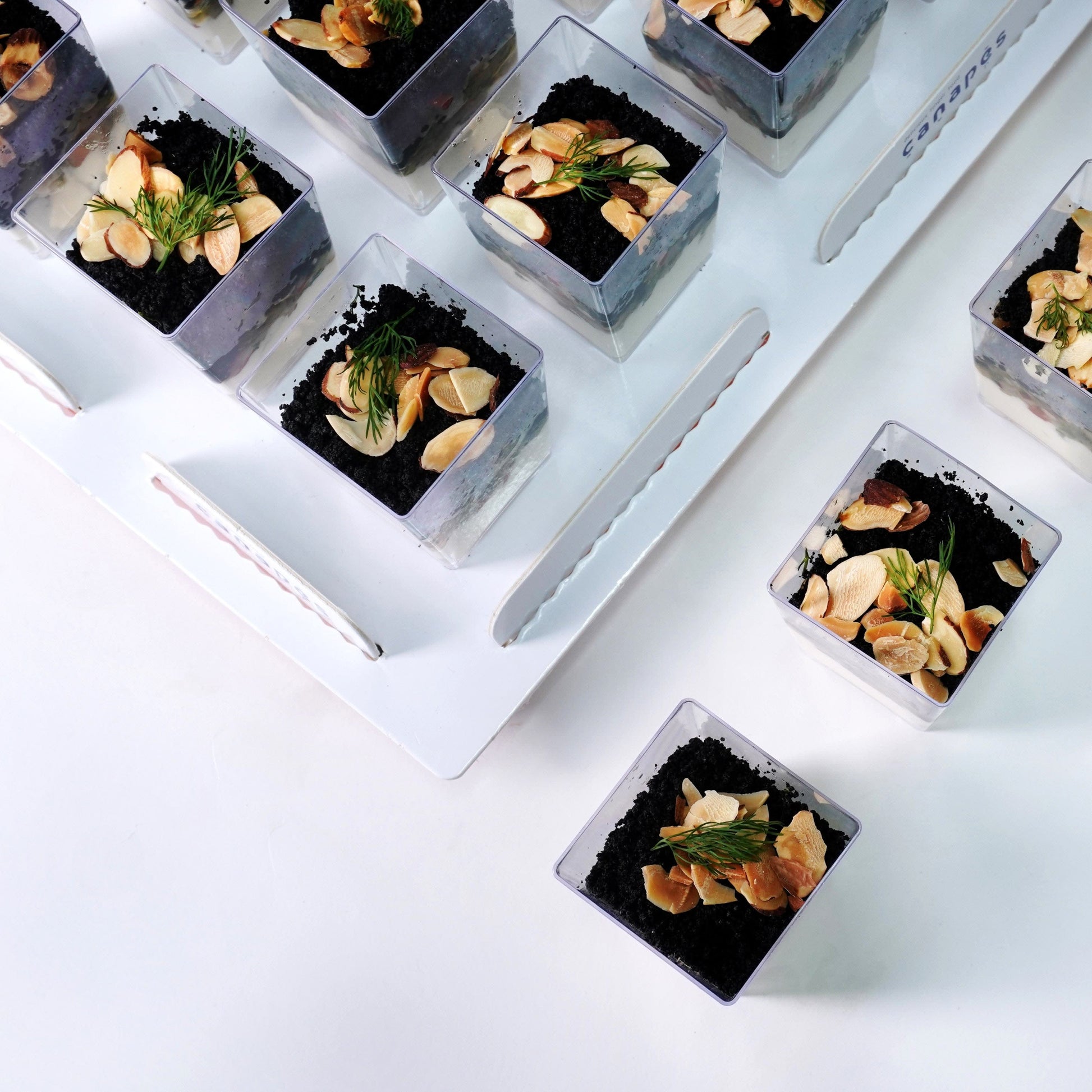 Tray of Ceviche Cups