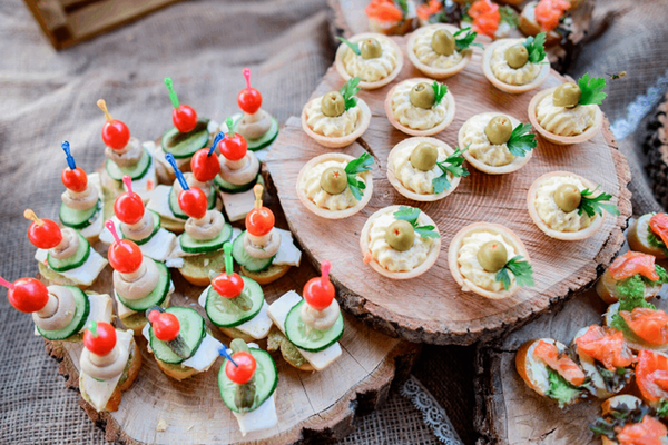 Finger food for a party