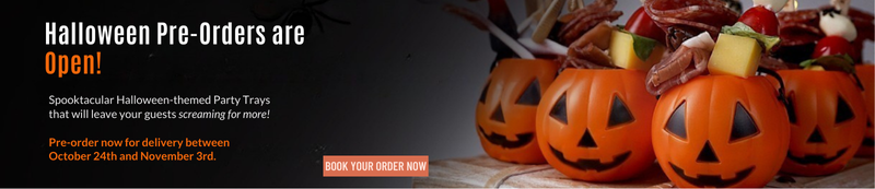 Halloween canapes appetizers party