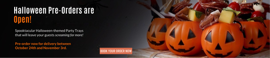 Halloween canapes appetizers party