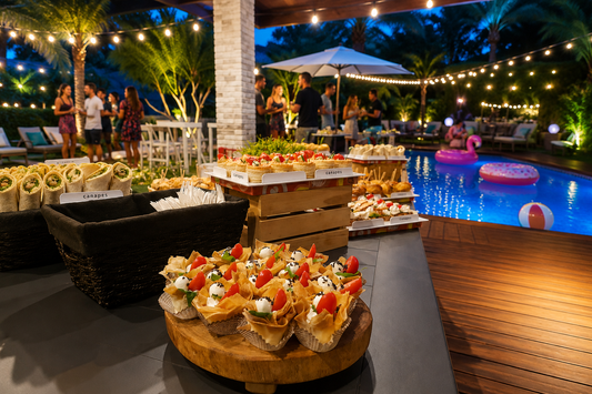 South Florida pool party catering