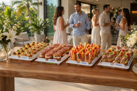 South Florida real estate open house catering