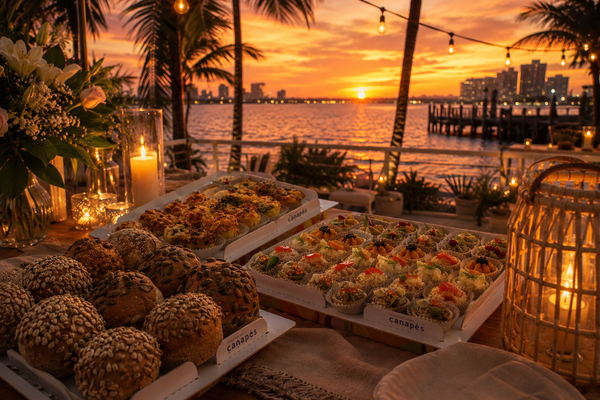 South Florida summer party catering and party platters