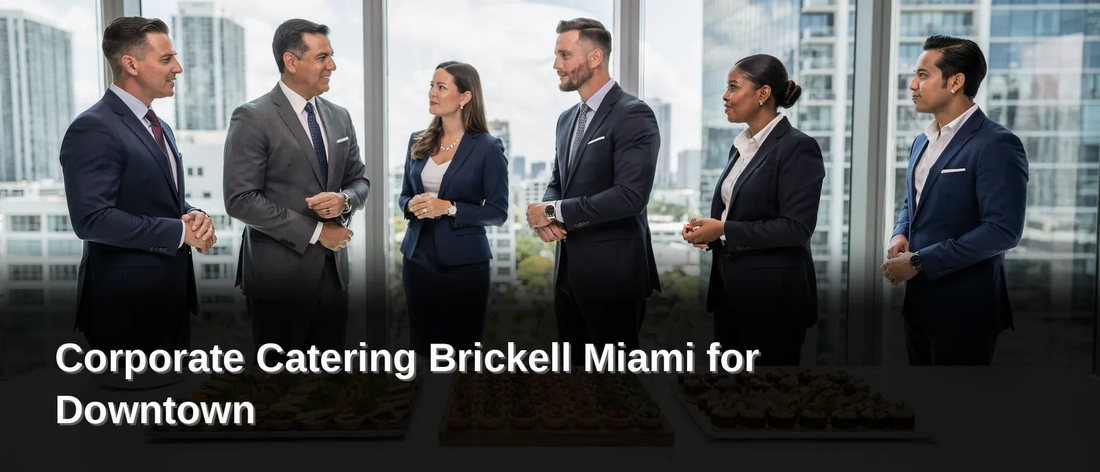 Brickell functions as Miami's financial district. Office towers host back-to-back corporate lunches, client meetings