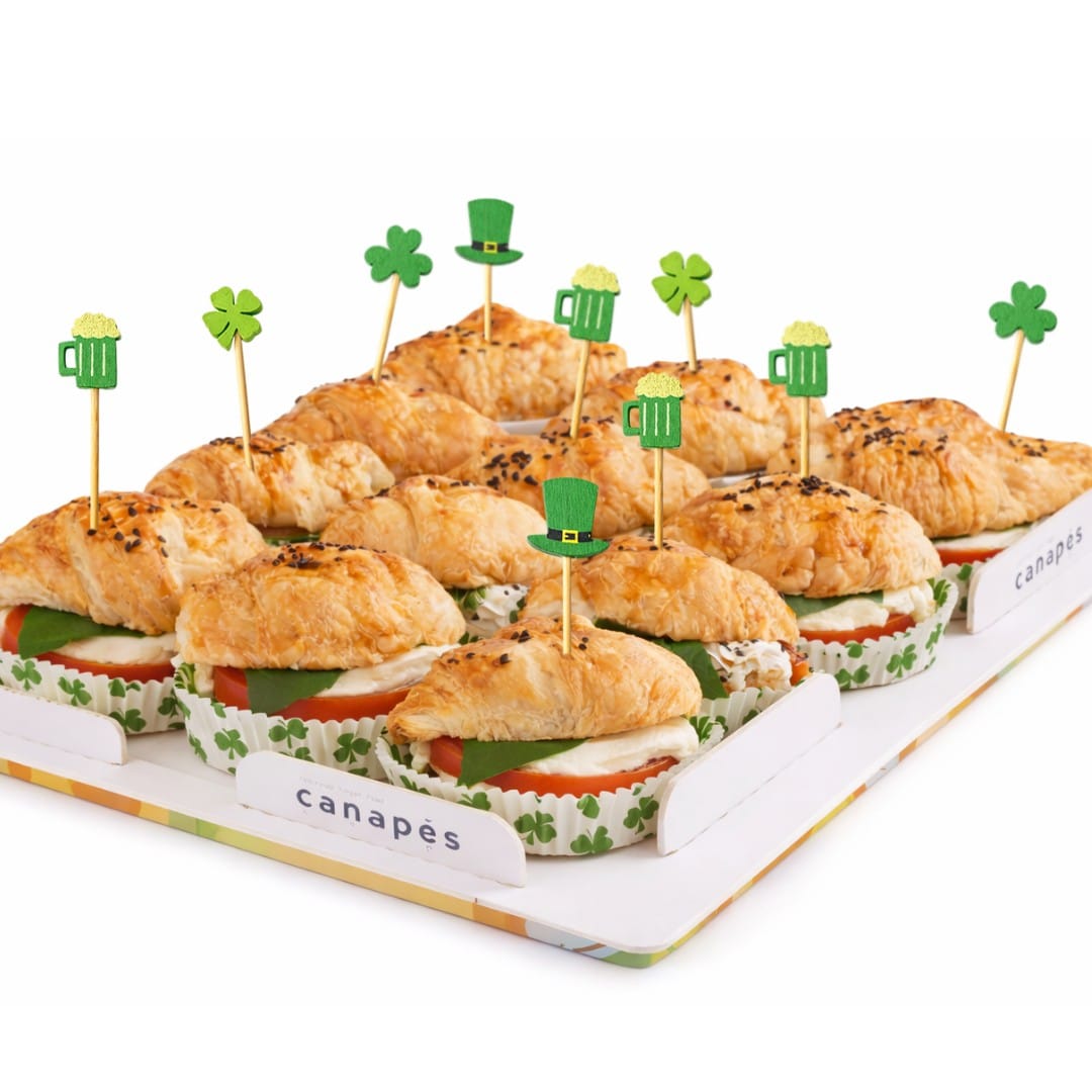 St Patrick's day themed platters