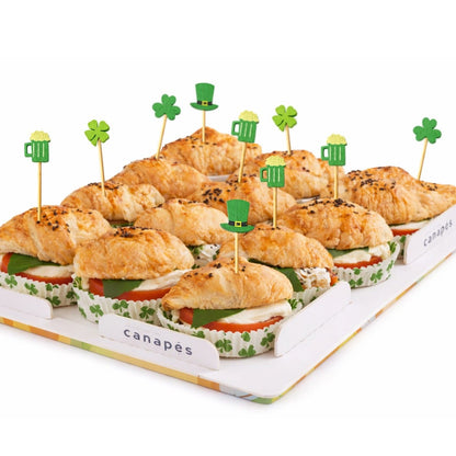 St Patrick's day themed platters