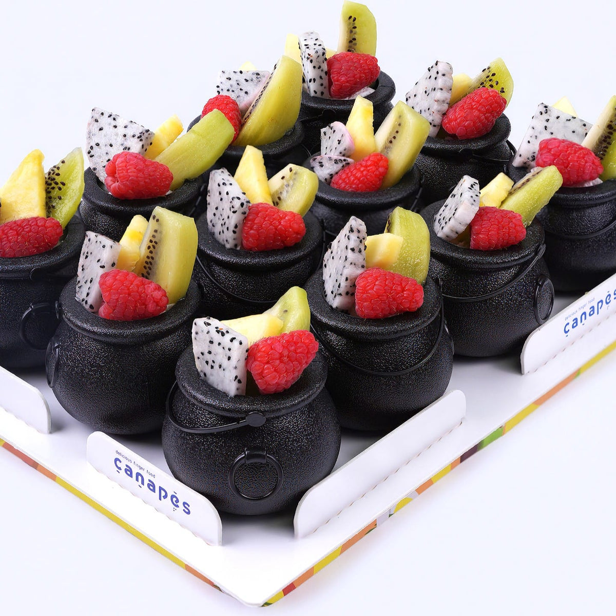Halloween Fruit Cauldrons