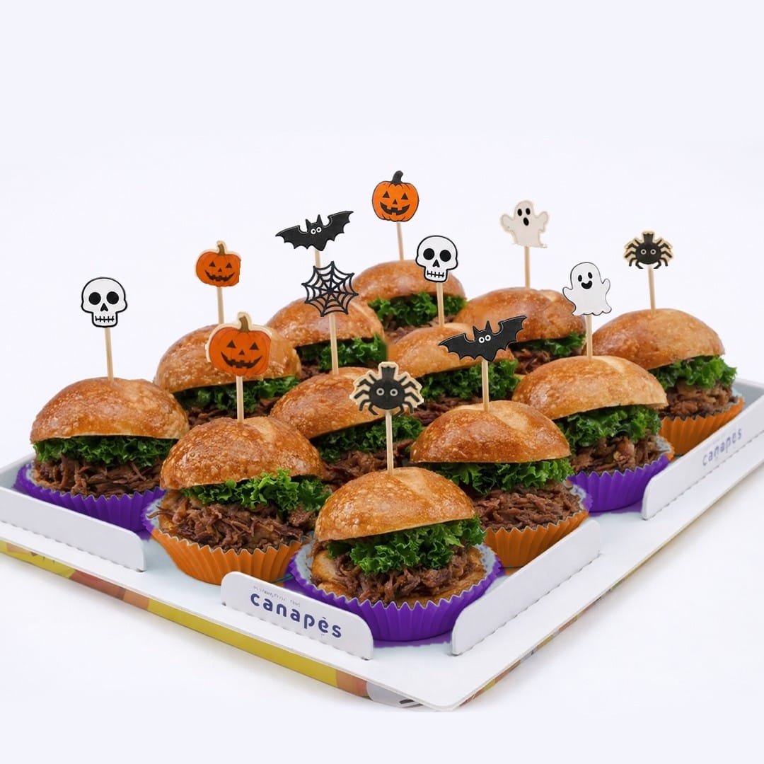 Halloween Texas BBQ Pretzels