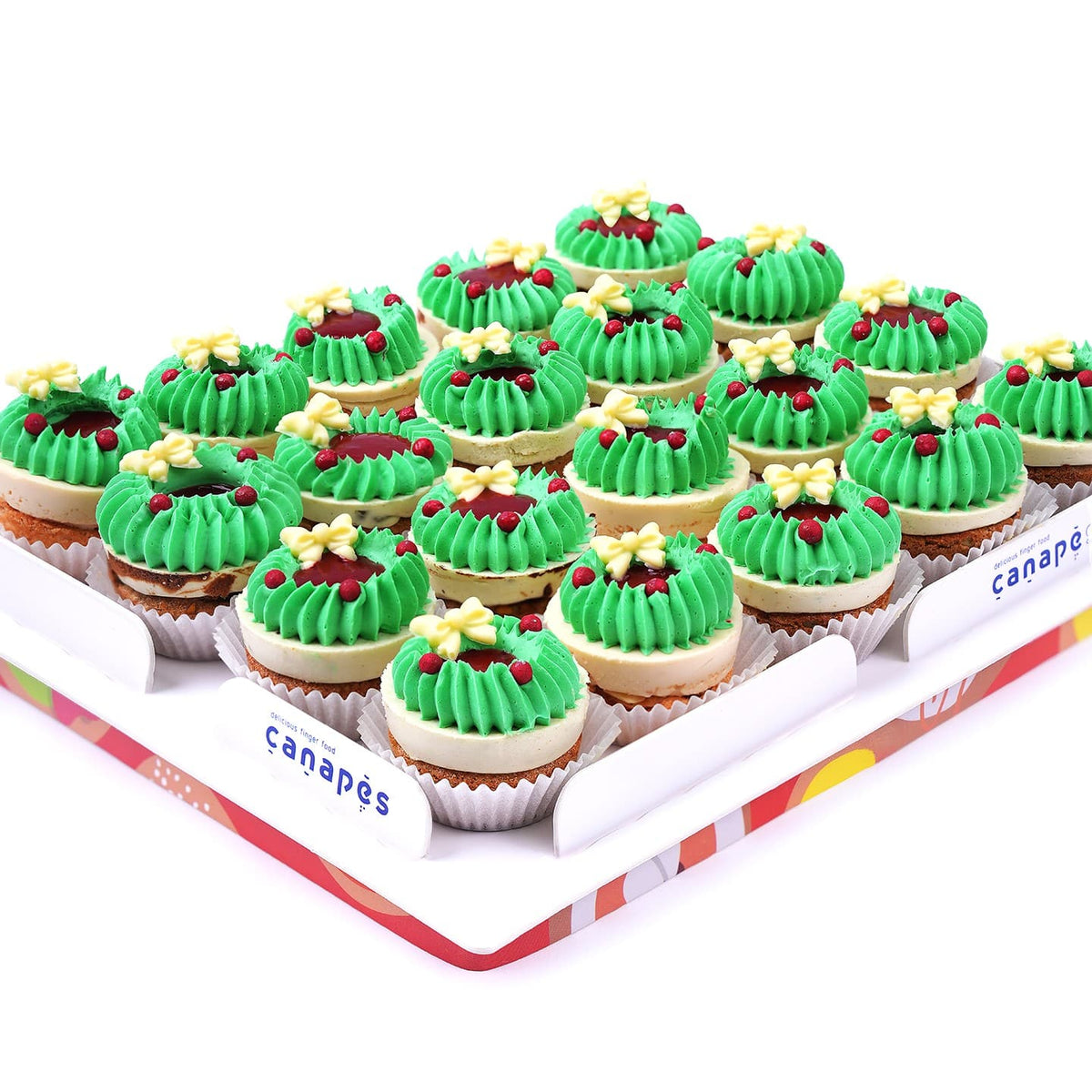 Holiday Pistachio Raspberry Mini Cakes