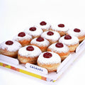Donas rellenas de mermelada