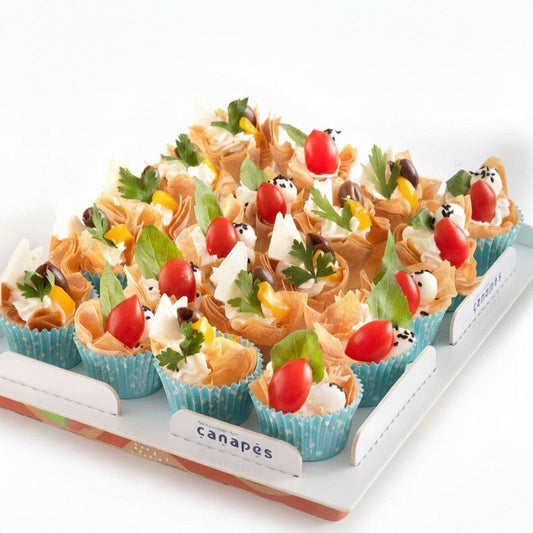 Phyllo Flowers (blue)