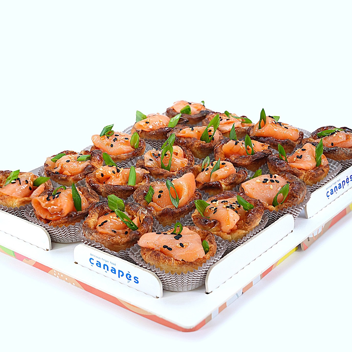 Salmon Tataki Croissant Shells