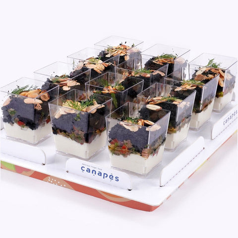 Tuna Ceviche Cups tray