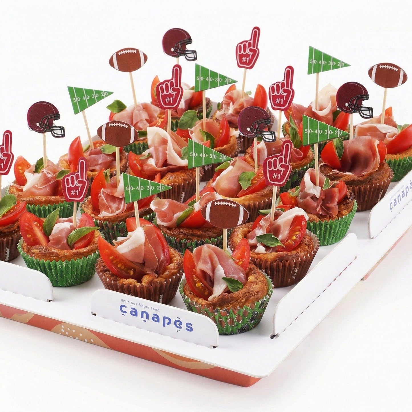 Platos temáticos de la Super Bowl