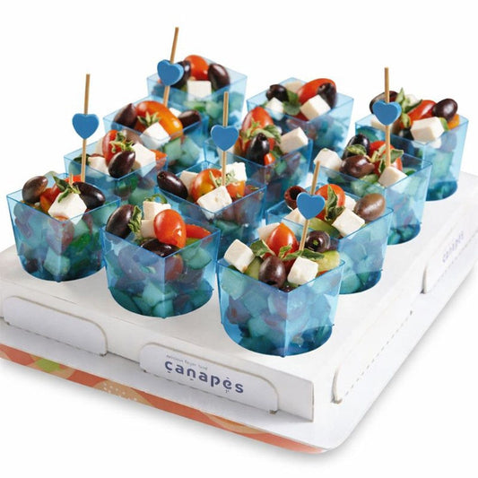 Greek Salad Tray (blue)