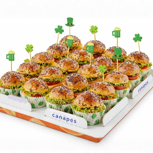 St Patrick's day themed platters