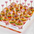 Ham and Cheese Bites (pink)