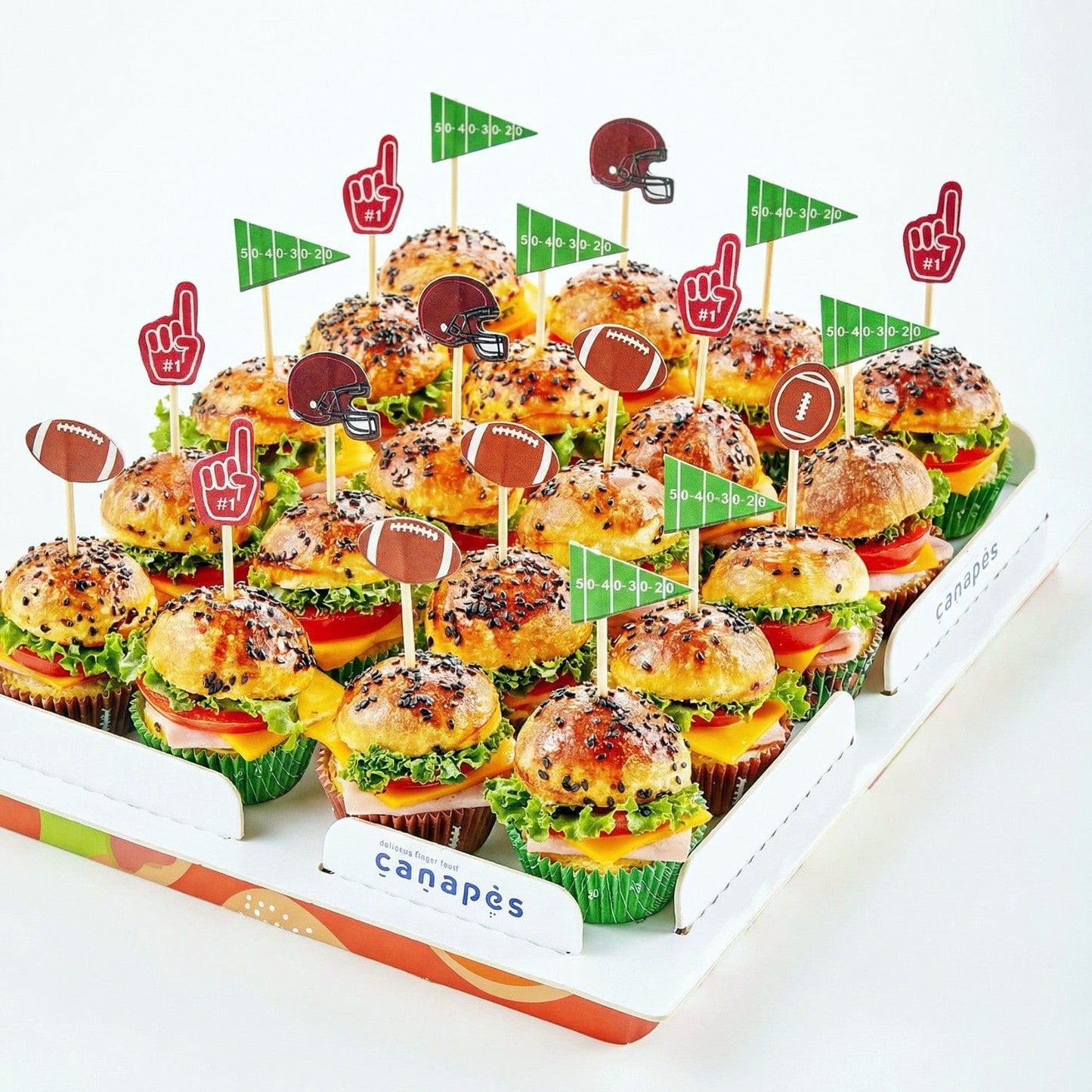 Platos temáticos de la Super Bowl