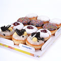 Surtido de sufganiot favoritas para niños