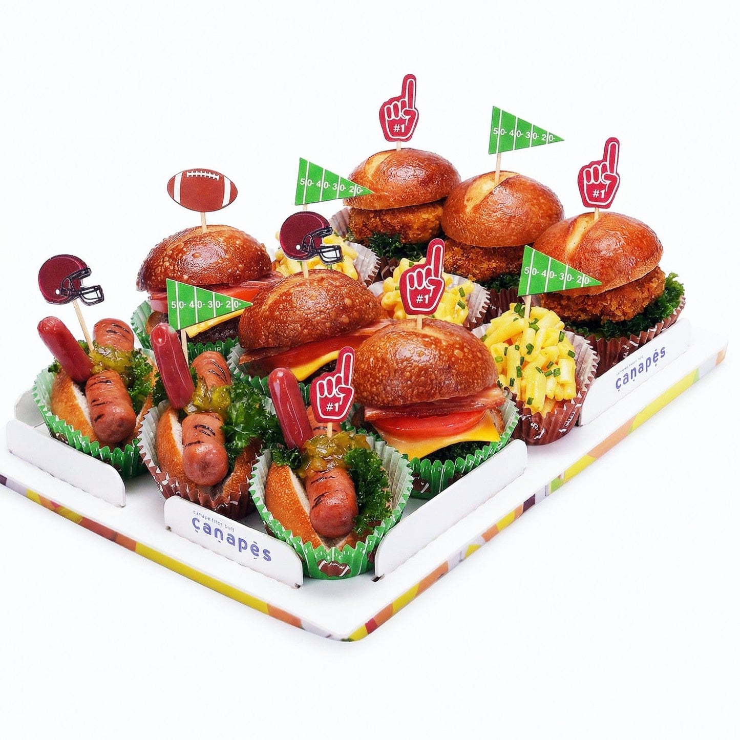 Platos temáticos de la Super Bowl
