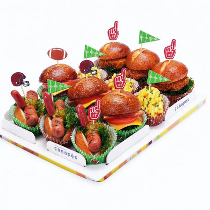 Platos temáticos de la Super Bowl
