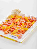 Plato de salmón ahumado