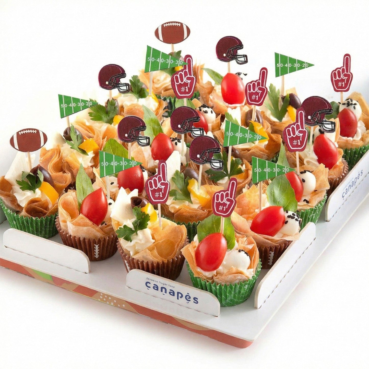 Platos temáticos de la Super Bowl