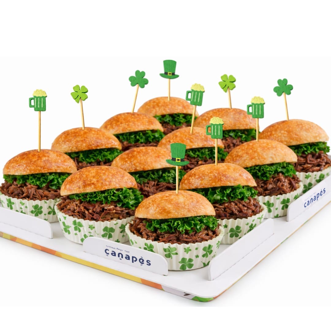 St Patrick's day themed platters